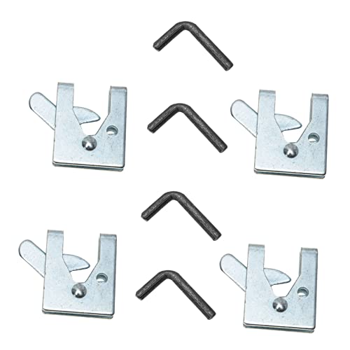 Abaodam 4Sätze Metallkäfigverschluss für Haustiere Teiliges mit Automatischer Verriegelung für Katzenkäfige Einfache Installation und Anwendung Möbeln und Türen Abaodam 4Sätze Metallkäfigverschluss für Haustiere Teiliges mit Automatischer Verriegelung für Katzenkäfige Einfache Installation und Anwendung Möbeln und Türen von Abaodam