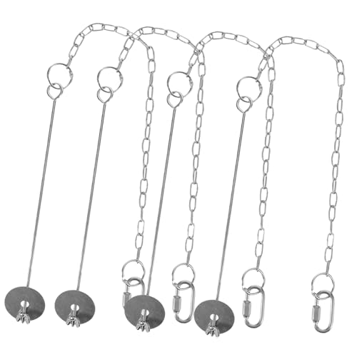 Abaodam 4stücke Hänge Vogelfutterspender Mit Gemüse Und Fleischfutterstäbchen Edelstahl Vogel-Obst Und Gemüsehalter Für Papageien Kanarienvögel Und Andere Kleine Vögel von Abaodam