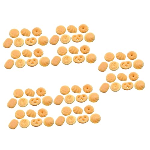 Abaodam 5 Sätze Puppenhaus Modell Mini Puppenhaus Cookies Requisite Cookies Cookie Requisiten Cookies Modell Cookie Modell Simulation Cookies Modell Cookies Harz 14 Stück * 5 von Abaodam