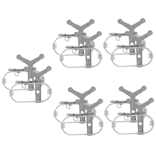 Abaodam 5 Sätze Stahlseil Spanner Robuster Draht Seil Spanner Für Effektive Kabelspannung Und Fixierung Für Einsatz Bei Windschutz Und Obstbaumzucht 2 Stück * 5 von Abaodam