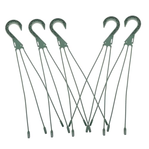 Abaodam 5 Stück Hängende Pflanzenampel Teiliges Set mit Ketten Platzsparende Aufhänger für Blumenampeln Pflanzen Laternen und Vogelfutterspender Geeignet für Verschiedene Pflanzen und Abaodam 5 Stück Hängende Pflanzenampel Teiliges Set mit Ketten Platzsparende Aufhänger für Blumenampeln Pflanzen Laternen und Vogelfutterspender Geeignet für Verschiedene Pflanzen und von Abaodam