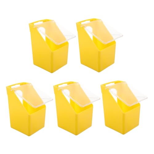 Abaodam 5 Stück Hängenden Vogelhäuschen Hängende Bergvogelfutterhäuscher Yellow Abaodam 5 Stück Hängenden Vogelhäuschen Hängende Bergvogelfutterhäuscher Yellow von Abaodam