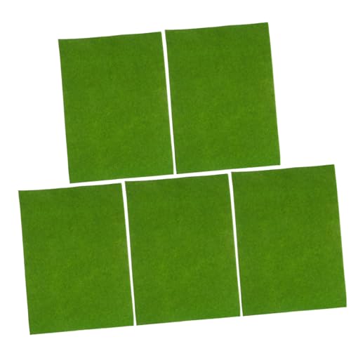 Abaodam 5 Stück Kunstgras für Sandtischmodelle Veloursrasen für Miniaturlandschaften DIY Dekoration für Modelleisenbahnen und Dioramen Abaodam 5 Stück Kunstgras für Sandtischmodelle Veloursrasen für Miniaturlandschaften DIY Dekoration für Modelleisenbahnen und Dioramen von Abaodam