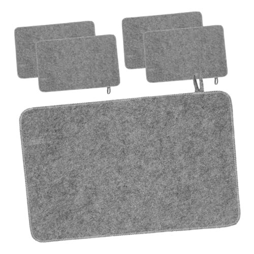 Abaodam 5 Stück Teiliges Filz-saunakissen Dicke Wärmedämmmatte Graue Saunaauflage für Sauna-Bank Duschsitz Dampfbad Tragbares Isolierendes Saunazubehör für Badhaus und Spa Abaodam 5 Stück Teiliges Filz-saunakissen Dicke Wärmedämmmatte Graue Saunaauflage für Sauna-Bank Duschsitz Dampfbad Tragbares Isolierendes Saunazubehör für Badhaus und Spa von Abaodam