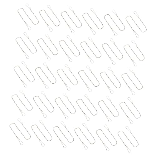 Abaodam 50 Stück Hängende Posterketten mit Haken Robuste und Rostfreie Aufhänger für Flaggen und Poster für und Außendekoration Abaodam 50 Stück Hängende Posterketten mit Haken Robuste und Rostfreie Aufhänger für Flaggen und Poster für und Außendekoration von Abaodam