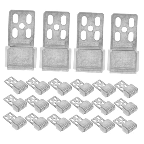 Abaodam 50 Stück Sofa- Sofa-Verbindungsclips Polsterfedern Couch Federn Möbelklammern Sofa-Clip Federstuhl Frühlingssofa Federklammern für Möbel Abs Silber von Abaodam
