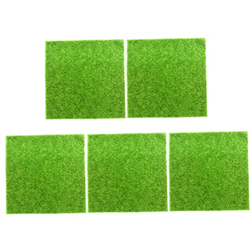 Abaodam 5Stücke Künstliches Moos für Miniaturlandschaften Dekorative Rasenmatte für DIY Gartenprojekte für Puppenhäuser und Miniaturgärten Grün Abaodam 5Stücke Künstliches Moos für Miniaturlandschaften Dekorative Rasenmatte für DIY Gartenprojekte für Puppenhäuser und Miniaturgärten Grün von Abaodam