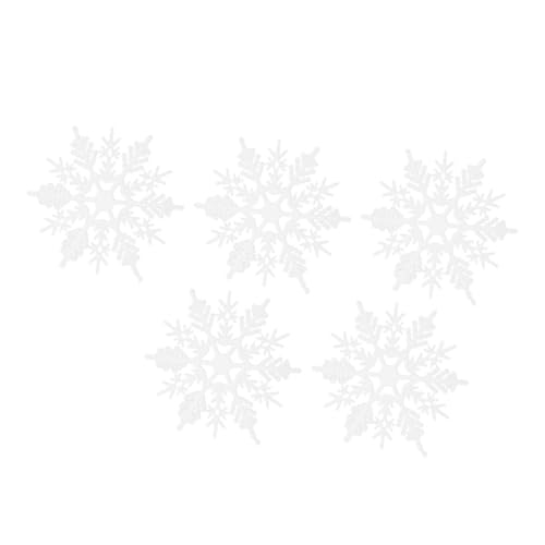 Abaodam 5stücke Teiliges Weihnachtsbaum Hängedekoration Schneeflockenform Stilvolle Weihnachtsdeko Für Baum Fenster Und Robuste Und Hübsche Ornamente Für Festliche Anlässe Abaodam 5stücke Teiliges Weihnachtsbaum Hängedekoration Schneeflockenform Stilvolle Weihnachtsdeko Für Baum Fenster Und Robuste Und Hübsche Ornamente Für Festliche Anlässe von Abaodam