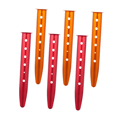 Abaodam 6 Stück Aluminiumlegierung Zeltspike Leichte und Robuste Heringe für Camping Strand und Outdoor Aktivitäten für Sand und EIS Abaodam 6 Stück Aluminiumlegierung Zeltspike Leichte und Robuste Heringe für Camping Strand und Outdoor Aktivitäten für Sand und EIS von Abaodam