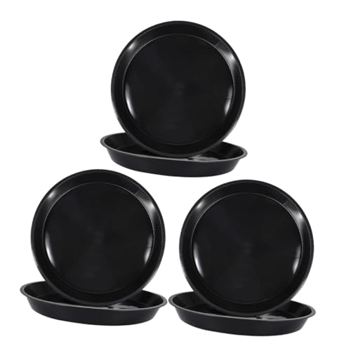 Abaodam 6 Stück Pflanzgefäß Unterschale Pflanzgefäß Unterschale Tropfschalen Für Topfpflanzen Topf Tropfschalen Kunststoff Untersetzer Kunststoff Blumentopf Tabletts von Abaodam