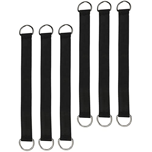 Abaodam 6 Stück Schaukelgurte Robuste Hängemattenbefestigung für Outdoor Aktivitäten Sicher und Langlebig für Camping und Picknick von Abaodam
