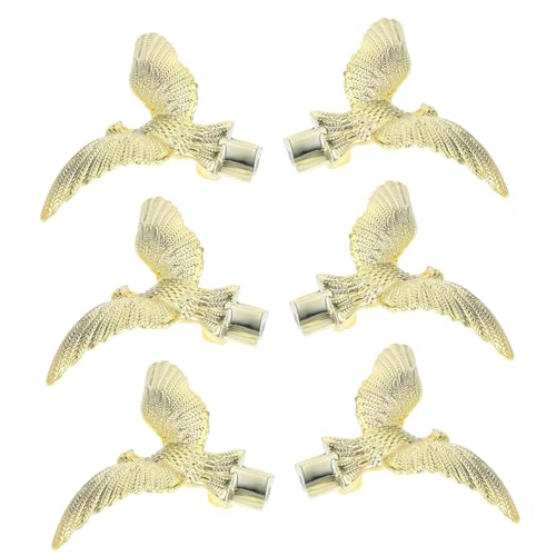 Abaodam 6 Stück Teiliges Adler Flaggenstock-Topper Wetterfester Outdoor Flaggenstock Kopf mit Clip für Einfache Flaggenwechsel Edle Adlerform für Garten Bereich Konferenz und Haus Abaodam 6 Stück Teiliges Adler Flaggenstock-Topper Wetterfester Outdoor Flaggenstock Kopf mit Clip für Einfache Flaggenwechsel Edle Adlerform für Garten Bereich Konferenz und Haus von Abaodam