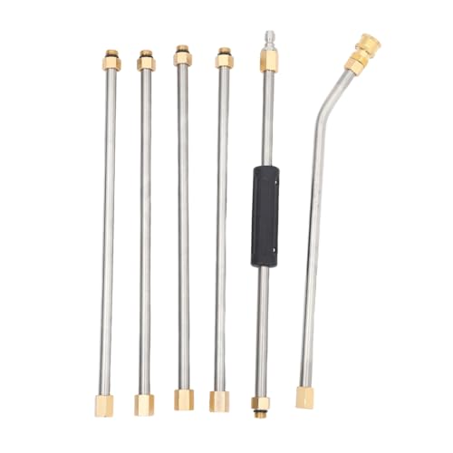 Abaodam 6 Stück Teiliges Hochdruckreiniger Verlängerungsset aus Edelstahl Verstellbare Lanze für Auto Hausreinigung Robust bis Psi Geeignet für Einfahrten Terrassen Dächer und Fenster Abaodam 6 Stück Teiliges Hochdruckreiniger Verlängerungsset aus Edelstahl Verstellbare Lanze für Auto Hausreinigung Robust bis Psi Geeignet für Einfahrten Terrassen Dächer und Fenster von Abaodam