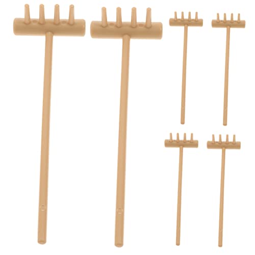 Abaodam 6 Stück Teiliges Zen Mini Rechen aus Robustem Material Kleine Garten und Meditation Rechen für Sandtische Tischdekoration und Miniatur Langlebig und Vielseitig Einsetzbar Abaodam 6 Stück Teiliges Zen Mini Rechen aus Robustem Material Kleine Garten und Meditation Rechen für Sandtische Tischdekoration und Miniatur Langlebig und Vielseitig Einsetzbar von Abaodam
