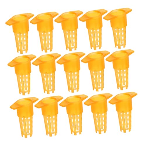 Abaodam 60 Stück Bienenkönigin Aufzuchtkäfige mit Schutzabdeckung für Bienenzucht Belüftet Unterstützt Gesunde Brutpflege Werkzeug für Garten Abaodam 60 Stück Bienenkönigin Aufzuchtkäfige mit Schutzabdeckung für Bienenzucht Belüftet Unterstützt Gesunde Brutpflege Werkzeug für Garten von Abaodam