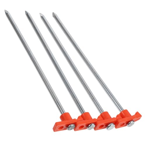 Abaodam 6Stücke Robuste Pack Zeltpfähle Langlebigem für Outdoor Camping Markisen und Überdachungen Sicherer Halt Verschiedenen Böden Eisboden von Abaodam
