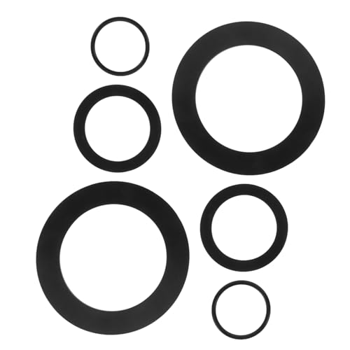 Abaodam 6Stücke Unterlegscheiben für Pool Kolbenventile Langlebige Dichtungen Kompatibel mit Zubehör Verbesserte Dichtleistung Installieren Vielseitige von Abaodam
