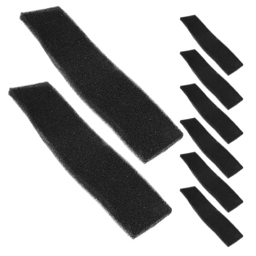 Abaodam 8 Stück Teiliges Aquarium Filterschwamm Zuschneidbare Filterpads für Süß Meerwasser Effektive Wasserreinigung Verbesserte Zirkulation Ersatzfiltermedien für Fischbecken und Teiche von Abaodam