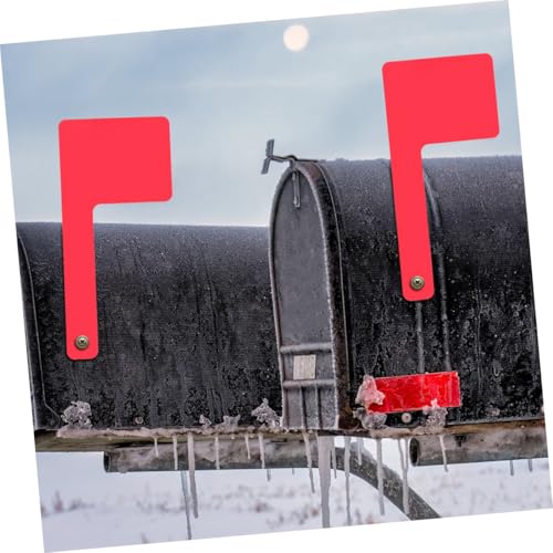 Abaodam Acryl Briefkastenflagge Ersatz Rot Drehbar Signalflagge für Standard Postkasten Einfache Anbringung Wetterfest Langlebig für Familienhaus Außendekor Abaodam Acryl Briefkastenflagge Ersatz Rot Drehbar Signalflagge für Standard Postkasten Einfache Anbringung Wetterfest Langlebig für Familienhaus Außendekor von Abaodam
