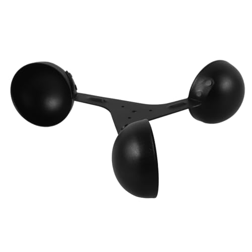 Abaodam Aluminium Anemometer Windmesssensor Leichtes Robustes Windgeschwindigkeitsmessgerät Ersatzteil für Präzise Wetterstation Außen Einfache Installation von Abaodam