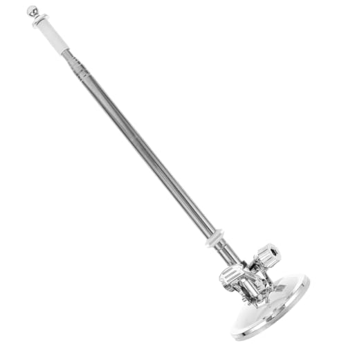 Abaodam Auto -Fahnenmasthalter Festival -Flaggenmast Fahnenstange im Freien Flaggenmasthalter Fahnenmasthalterung mit Saugnapf Fahnenmast Steht Rostfreier Stahl Silver von Abaodam