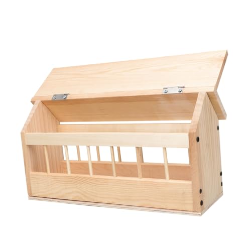 Abaodam Automatischer Tauben futtertrog aus Robustem Holz mit Fünf Fächern Großes Fassungsvermögen Mehrfach Nutzbar für Tauben und Vögel Gleichmäßige Futterverteilung Langlebig und Abaodam Automatischer Tauben futtertrog aus Robustem Holz mit Fünf Fächern Großes Fassungsvermögen Mehrfach Nutzbar für Tauben und Vögel Gleichmäßige Futterverteilung Langlebig und von Abaodam