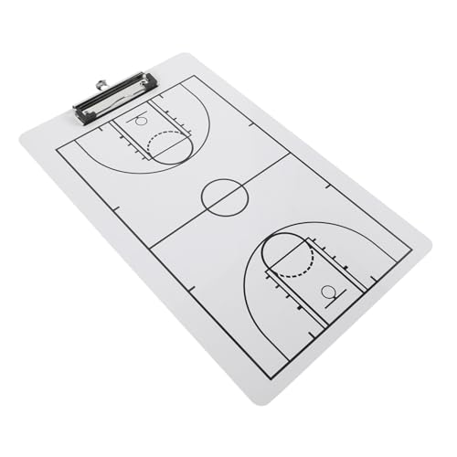 Abaodam Basketball Trainer Klemmbrett Abwischbare für und Training Tragbares Doppelseiten Design für Effektive Spielstrategien und Kommunikation von Abaodam