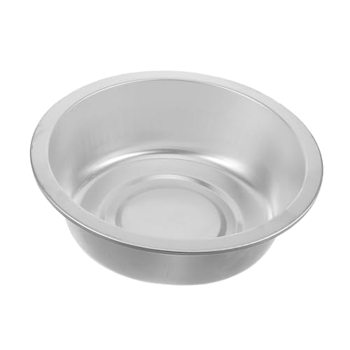 Abaodam Becken aus Aluminium Geschirrwanne großes Becken großes Mischbecken große Gemüseschale Küchenbehälter Waschbecken Schüssel zum Waschen von Obst Salatschüssel Silver Abaodam Becken aus Aluminium Geschirrwanne großes Becken großes Mischbecken große Gemüseschale Küchenbehälter Waschbecken Schüssel zum Waschen von Obst Salatschüssel Silver von Abaodam