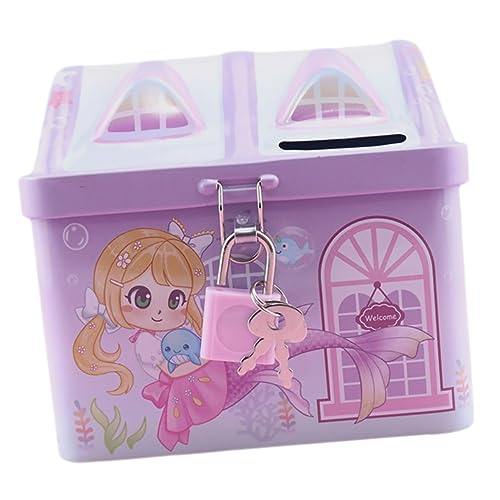 Abaodam Cartoon Mermaid Piggy Bank für Mädchen Niedlicher Sparschwein Geldcontainer Dekoratives für Einfach zu Reinigen Multifunktionale Spardose für Schreibtisch Abaodam Cartoon Mermaid Piggy Bank für Mädchen Niedlicher Sparschwein Geldcontainer Dekoratives für Einfach zu Reinigen Multifunktionale Spardose für Schreibtisch von Abaodam