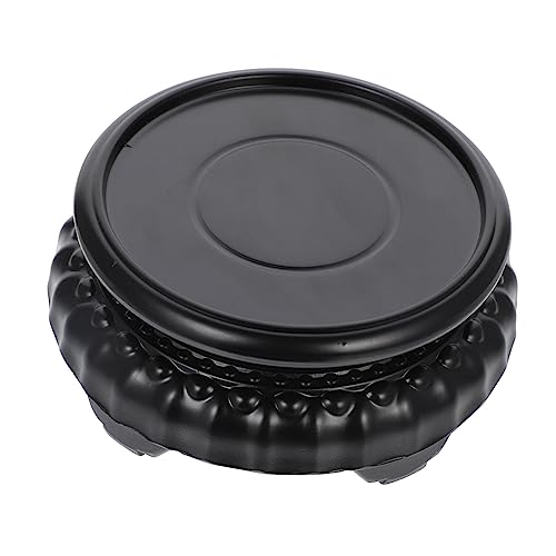 Abaodam Delikater Runder Blumenpot Basis Vase Dekorationssockel Drehbarer Bonsai Ständer Hochwertigem Kunststoff für Blumen Teesets und Kleine Aquarien von Abaodam