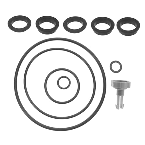 Abaodam Dichtungsringe Poolpumpe Ersatzkit PVC Gummiringe Dichtung für Sandfilter Schwimmbadfilter Kompatibel mit Intex Einfache Langlebig Verbessert Wasserzirkulation von Abaodam