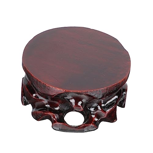 Abaodam Display Stand für Buddha Figurine Delikater Präsentationssockel für Teekannen Vasen und Antiquitäten Robuster Holzständer mit Elegantem Design für Zuhause Abaodam Display Stand für Buddha Figurine Delikater Präsentationssockel für Teekannen Vasen und Antiquitäten Robuster Holzständer mit Elegantem Design für Zuhause von Abaodam