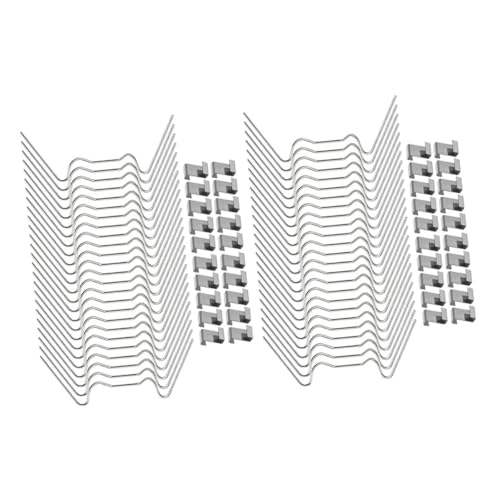Abaodam Edelstahl Gewächshaus Glasscheiben Befestigungsklammern W form und Z form Stabile Rostfreie Glasklemmen zur Sicheren Fixierung von Gewächshausglas von Abaodam