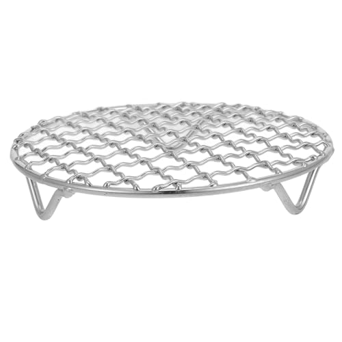 Abaodam Edelstahl Grillgitter Luftfritteusen Rack Runder Grill Einmachglas Rack Keks Kühlregal Wasserbad Einmachregal Rundes Kühlregal Einmachregal Für Wasserbad Einmachgeräte von Abaodam