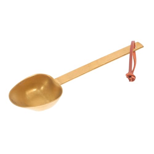 Abaodam Edelstahl Messlöffel Messlöffel Edelstahl Kaffeelöffel Kaffeelöffel Kaffeemehl Kleiner Löffel Kaffeebohnenlöffel Espresso Messlöffel Golden von Abaodam
