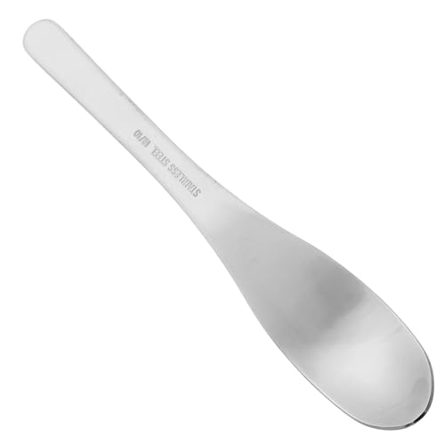 Abaodam Edelstahl Obstlöffel Klein Multifunktional Lebensmittelecht Robust und Leicht für Dessert Kaffee Porridge und Vorspeisen Spülmaschinenfest Handlich und Einfach zu Reinigen Abaodam Edelstahl Obstlöffel Klein Multifunktional Lebensmittelecht Robust und Leicht für Dessert Kaffee Porridge und Vorspeisen Spülmaschinenfest Handlich und Einfach zu Reinigen von Abaodam
