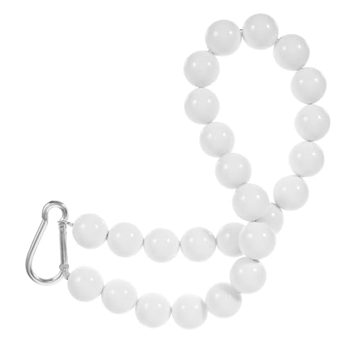 Abaodam Edelstahl PVC Perlenkette Fahnenmast Zubehör Befestigungsring für Stabile Flaggenhalterung Wetterfest und Langlebig Geeignet für Schulen und Außenbereich Abaodam Edelstahl PVC Perlenkette Fahnenmast Zubehör Befestigungsring für Stabile Flaggenhalterung Wetterfest und Langlebig Geeignet für Schulen und Außenbereich von Abaodam