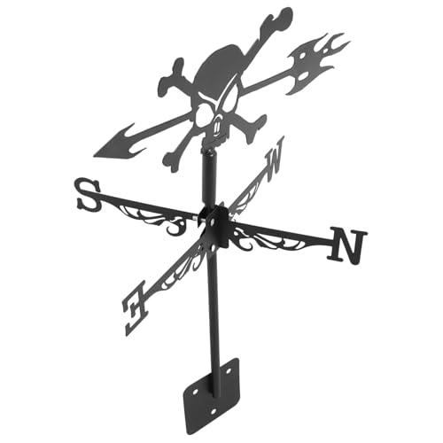 Abaodam Eisen Wetterfahne mit Robustes Langlebiges Gartendekor Windrichtungsanzeiger für Außenbereich Dach und Wetterbeständig und Praktisch für Gartenhaus und Terrasse von Abaodam