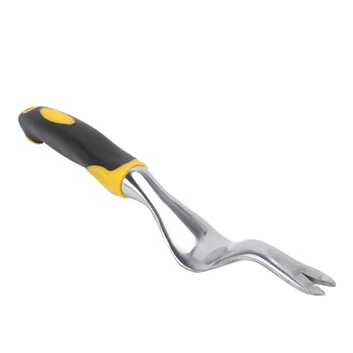 Abaodam Ergonomischer Hand unkrautstecher aus Aluminium Gebogene Weeder gabel zur Wurzelentfernung Leichtes Gartengerät für Garten Grünflächen und Beete Komfortabler Griff für Erwachsene Abaodam Ergonomischer Hand unkrautstecher aus Aluminium Gebogene Weeder gabel zur Wurzelentfernung Leichtes Gartengerät für Garten Grünflächen und Beete Komfortabler Griff für Erwachsene von Abaodam