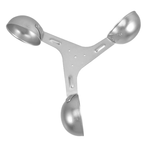 Abaodam Ersatz Windmessbecher Anemometer Cup aus Aluminiumlegierung Langlebiger für Wetterstationen Gewächshäuser Umweltbeobachtung Präzises Windmessgerät von Abaodam