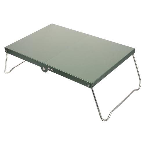 Abaodam Faltbarer Campingtisch Aluminiumlegierung Leichter Kompakter Outdoor Klapptisch für Picknick Grill und Wandern Tragbar mit Robustem Edelstahlrahmen Grün Transporttasche Abaodam Faltbarer Campingtisch Aluminiumlegierung Leichter Kompakter Outdoor Klapptisch für Picknick Grill und Wandern Tragbar mit Robustem Edelstahlrahmen Grün Transporttasche von Abaodam
