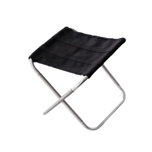 Abaodam Faltbarer Outdoor Angelstuhl Leichter Campingstuhl Oxford Tragbar für Angeln Camping Mittlere Silber von Abaodam