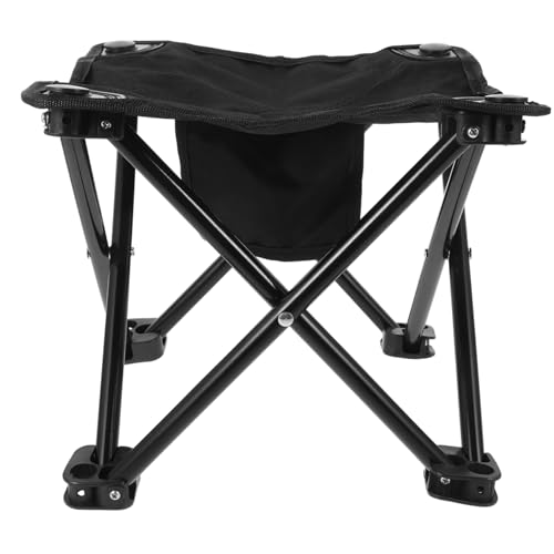 Abaodam Faltbarer Outdoor Campinghocker Groß mit Seitentasche Kompakter Leichter Klappstuhl für Angeln Picknick Garten und Vielseitige Freizeitaktivitäten Tragbar und Platzsparend von Abaodam