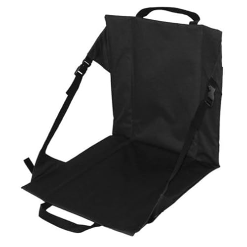 Abaodam Faltstuhl für Camping und Outdoor Tragbarer Klappstuhl für Angeln Picknick und Garten Verstellbare Rückenlehne Vielseitig Einsetzbar Schwarz von Abaodam