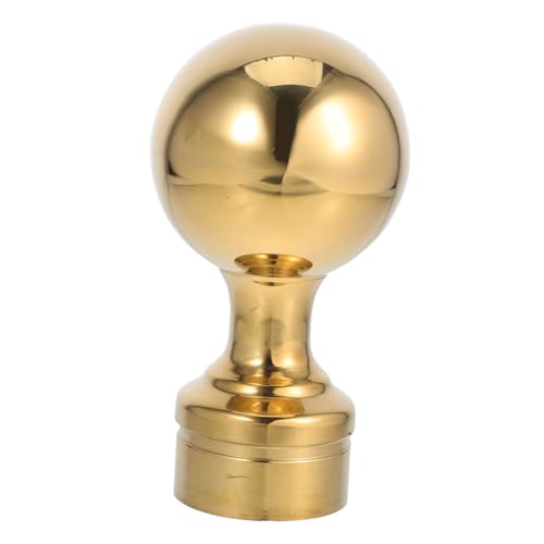 Abaodam Flagpole Ball Topper aus Metall Gold Edelstahl Dekorative Kugel für Fahnenmast Paraden Feiern Garten Deko Einfache Anbringung Langlebig von Abaodam