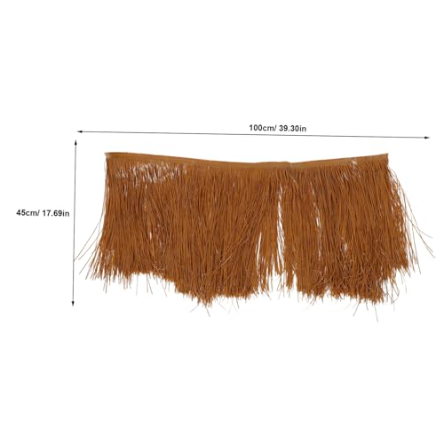 Abaodam Flammhemmende Künstliche Reetdachziegel in Naturbeige Wetterbeständiges Wartungsfreies Dachdekor für Gartenpavillons Rustikales Langlebiges Reetdach für Außenbereich Abaodam Flammhemmende Künstliche Reetdachziegel in Naturbeige Wetterbeständiges Wartungsfreies Dachdekor für Gartenpavillons Rustikales Langlebiges Reetdach für Außenbereich von Abaodam