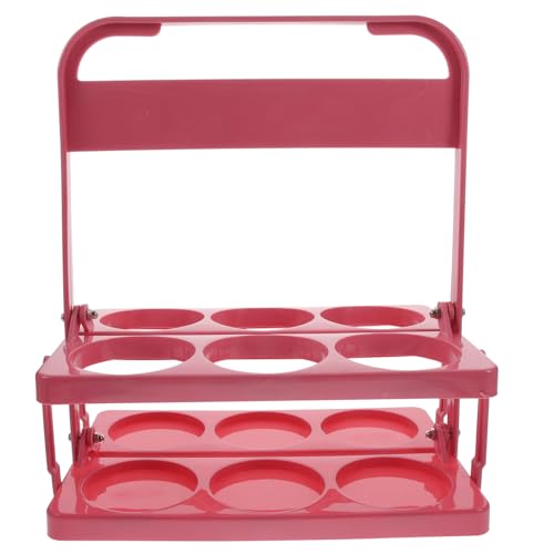 Abaodam Flaschenhalterung Tragbarer Flaschenhalter Klappbarer Flaschenständer Zum Grillen Barzubehör Klappbarer Ständer Flaschen Organizer Bierregal Flaschenhalter Für Flaschen Und Dosen l von Abaodam