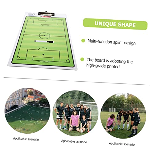 Abaodam Fußball Taktikplanungsboard Robustem PVC Wiederverwendbar Multifunktional Abwischbar für Trainings und Wettkampfstrategien Tragbar Einfach zu Fixieren für Spielanalyse und von Abaodam
