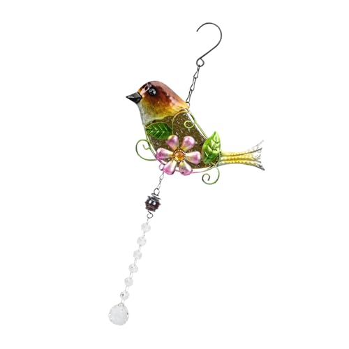 Abaodam Garden Decor Vogel Crystal Pendelleuchte Für Garten Deko Hängende Eisenkunstwerk Mit Buntem Design Für Und Terrasse Abaodam Garden Decor Vogel Crystal Pendelleuchte Für Garten Deko Hängende Eisenkunstwerk Mit Buntem Design Für Und Terrasse von Abaodam