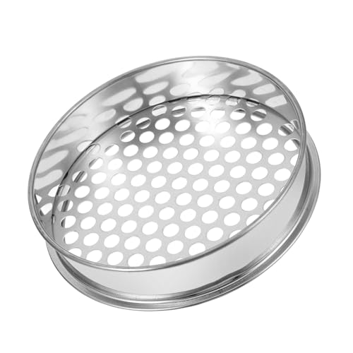 Abaodam Gartensieb Edelstahl Bodensieb mit Rundloch für Erde und Sand Tragbarer Kompakter Bodensieb für Garten und Kompost Einfach zu Bedienen und Effizient im Filtern von von Abaodam